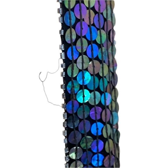 Vintage Cocktail Dress Medium Silk Beaded 80s 20s Semi Formal Party RARE MCM - Picture 13 of 17